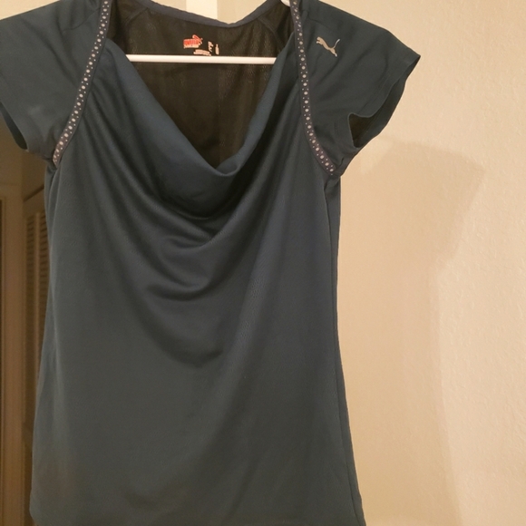 🌟Blue Puma top 🌟 - Picture 1 of 5